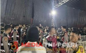 Polres Bogor Berhasil Amankan Hiburan Musik “Pesta Bebas Berselancar” di Stadion Pakansari Bogor 
