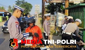 Dalam Rangka Ops Patuh Krakatau 2025, Polres Lampung Timur Gelar Razia Lalu Lintas di Kecamatan Pekalongan