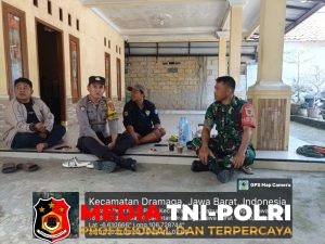 Giat Sambang Warga Bhabinkamtibmas Polsek Dramaga Beri Himbauan Ajak Jaga Kondusifitas Cegah Gangguan Kamtibmas