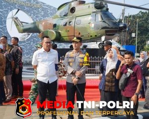 Kapolres Bogor Hadiri Peresmian Monumen Helikopter Puma di Cibinong