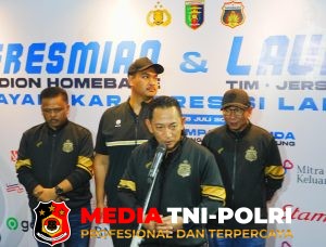 Launching Bhayangkara Presisi Lampung FC, Kapolri Ingatkan Semangat Persatuan