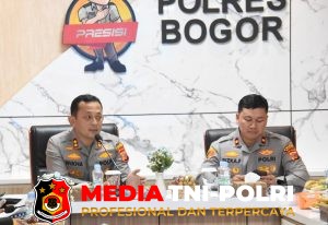 Kapolres Bogor Pimpin Anev Mingguan Sitkamtibmas di Wilayah Hukum Polres Bogor
