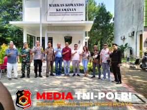 Sinergitas TNI-Polri, Bhabinkamtibmas dan Babinsa Hadiri Peresmian Mako Keamanan Serpong Natura City di Gunungsindur