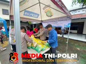 Gerakan Pangan Murah di Polsek Cikarang Barat, Bukti Kepedulian Polri untuk Warga
