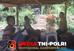 Aktif Sambangi Warga, Bhabinkamtibmas Polsek Ciampea Sampaikan Imbauan Cegah Kejahatan dan Bencana