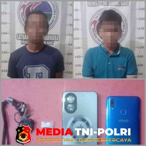 Satresnarkoba Polres Tulang Bawang Barat Berhasil Mengamankan Seorang Kurir dan Pembeli Narkotika Jenis Sabu