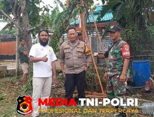 Sinergitas TNI-Polri, Bhabinkamtibmas dan Babinsa Sambangi Warga Desa Ciburuy Cegah TPPO