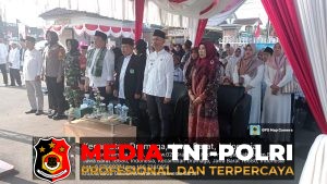 Kapolsek Dramaga Hadiri Kegiatan Pawai ta'aruf dan pembukaan MTQ Tingkat Kecamatan Dramaga Bersama Forkompimcam kecamatan Dramaga