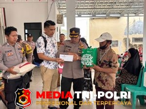 Polres Pringsewu Berikan Dukungan Pemulihan Pasca Banjir di Pekon Wargomulyo