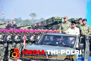 Penampilan Gagah Prajurit Petarung Pasmar 1 Dihadapan Presiden Republik Indonesia 
