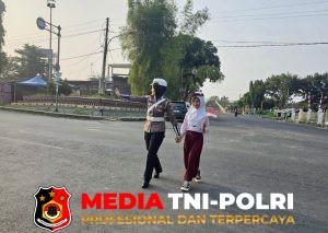Satlantas Polres Lampung Tengah Intensifkan Pengamanan Pagi, Ciptakan Lalu Lintas yang Tertib dan Aman