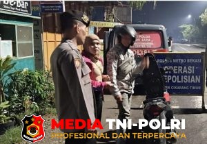 Ciptakan Kamtibmas Kondusif, Polsek Cikarang Timur Gelar Operasi Kejahatan Jalanan