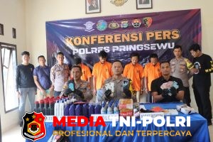 Polres Pringsewu Berhasil Mengungkap Dua Kasus Pencurian Yang Menjadi Perhatian Masyarakat