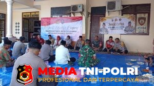Polsek Jasinga Bersama Lemdiklat Polri dalam Jum'at Curhat dan Jum'at Berkah Ajak Warga Makan Bersama