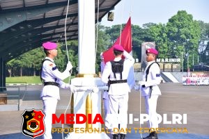 Prajurit Pasmar 1 Laksanakan Upacara Peringatan HUT Ke-80 Kemerdekaan RI