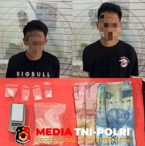 Dua Pelaku Pengedar Sabu Diringkus Sat Narkoba Polres Lampung Utara