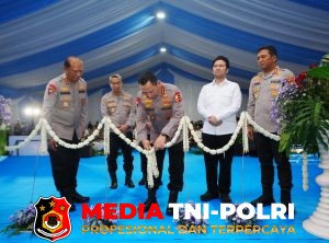 Hadiri Groundbreaking di Sidoarjo, Kapolri Sebut Polri Sudah Miliki 458 SPPG