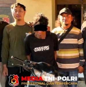 Polres Nganjuk Tangkap Terduga Pelaku Curanmor di Baron