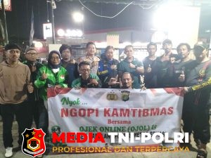 Silaturahmi dan Edukasi Kamtibmas: Kapolsek Babelan dan Komunitas Ojek Online PUMA Bersatu Ciptakan Keamanan di Babelan"   