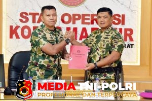 Jelang Sertijab, Komandan Pasmar 2 Laksanakan Memorandum
