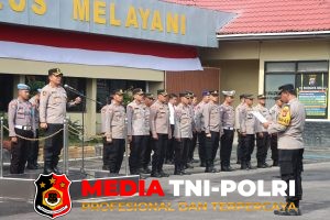 Kapolres Kotim Pimpin Apel Pagi, Berikan Arahan kepada Anggota