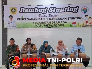 Kapolsek Dramaga Rembug Stunting Dalam Rangka Pencegahan Dan Penanganan Stunting Tingkat Kecamatan Dramaga 