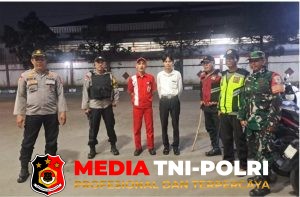 Jaga Keamanan Wilayah, Polsek Gunungsindur Tingkatkan Patroli Malam Gabungan
