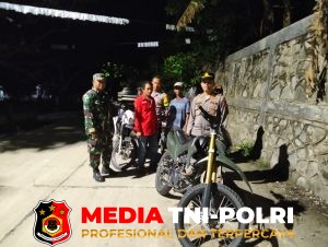 Cipta Kondusif: Kapolsek Muaragembong Pimpin Patroli, Gandeng Tokoh Masyarakat