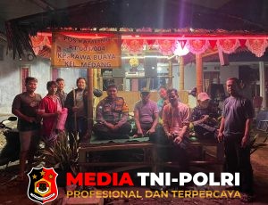 Giat Siskamling Terpadu Bersama Unsur 4 Pilar Polsek Pagedangan di Pos Siskamling RT. 003 RW.004 Kelurahan Medang