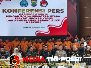 Sinergi BNN RI dan Polda Sumut Ungkap 1,7 Ton Narkotika, Tegaskan Perang Melawan Narkoba