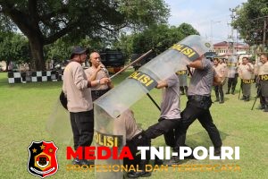 Polres Lampung Tengah Gelar Latihan Dalmas, Perkuat Kesiapsiagaan Pengamanan Massa