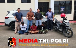 Polsek Cikarang Selatan Berhasil Ungkap Kasus Perampasan Motor, Empat Pelaku Diamankan dan Satu DPO