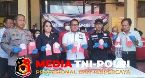 Polres Kotim Musnahkan Sabu 159,69 Gram dari 20 Orang Tersangka.