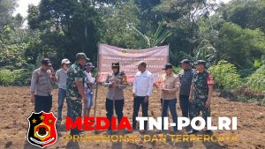 Dukung Ketahanan Pangan, Kapolsek Dramaga Laksanakan Kegiatan Penanaman Jagung Hibrida Serentak IV