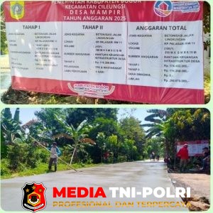 Pemdes Mampir Prioritaskan Betonisasi Jalan Desa dari BanKeu Kabupaten Bogor Tahun Anggaran 2025