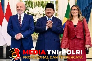 Presiden Prabowo Sambut Presiden Lula da Silva dalam Upacara Kenegaraan di Istana Merdeka