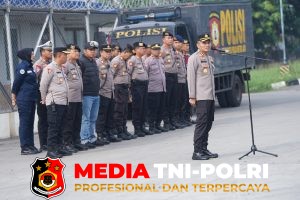 Polres Metro Bekasi Kawal Aksi Unjuk Rasa di PT. Multistrada dengan Humanis dan Profesional