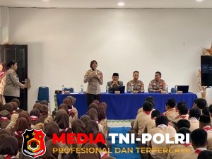 Polres Bogor sosialisasikan SPMB SMA Kemala Taruna Bhayangkara tahun ajaran 2026–2027 di SMP Al-Azhar Syifa Budi