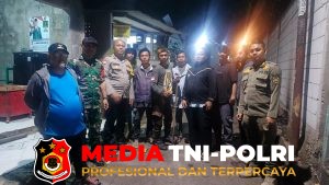 Bhabinkamtibmas, Babinsa, Pemerintah Desa, dan Satpol PP Gelar Kontol Pos Kamling di Desa Cileungsi Kidul