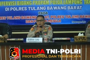 Bid Propam Polda Lampung Gelar Kegiatan Supervisi di Polres Tulang Bawang Barat