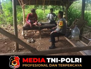 Perkuat Kamtibmas Bhabinkamtibmas  Polsek Parungpanjang lakukan sambang tokoh masyarakat Desa Jagabaya