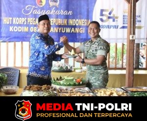 Peringati HUT ke-54 Korpri, Dandim 0825 Banyuwangi Ajak PNS Jadikan Pekerjaan Ladang Ibadah