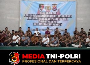 Peringati HUT ke-78 Reserse Polri, Jajaran Reserse Polda Banten Gelar Bhakti Sosial dan Doa Bersama