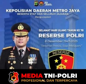 Kapolda Metro Jaya Sampaikan Ucapan HUT ke-78 Reserse Polri