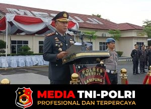 Pimpin Upacara HBN ke-77, Kapolres Mesuji: Bela Negara Adalah Jiwa dan Perilaku Setiap Personel