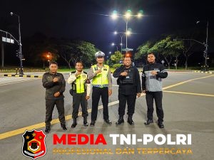 Polsek Cikarang Pusat Lakukan Patroli Mobile Antisipasi Gangguan Kamtibmas