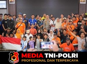 Kapolres Bogor Gelar Nobar Persib vs Persija, Perkuat Silaturahmi dan Jaga Kondusivitas