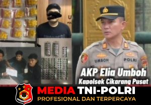 Kapolsek Cikarang Pusat Akp Elia Umboh S.H.M.H Gerak Cepat Tangkap Pengedar Narkoba