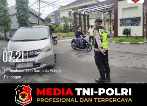 Dukung Commander Wish Kapolda Banten, Polsek Panongan Gelar Strong Point dan Gatur Lalin di Sekolah Al Fatih