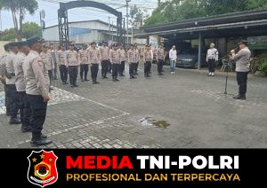 Polsek Cikupa Laksanakan Strong Point Pagi, Wujudkan Kamseltibcar Lantas di Jam Sibuk